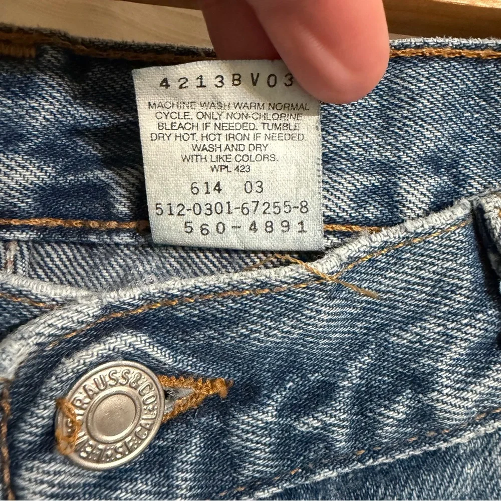 Levi's Y2k 560 Loose Fit Tapered Leg Jeans 34x32 Light Wash  2003 Baggy Denim - Picture 7 of 10